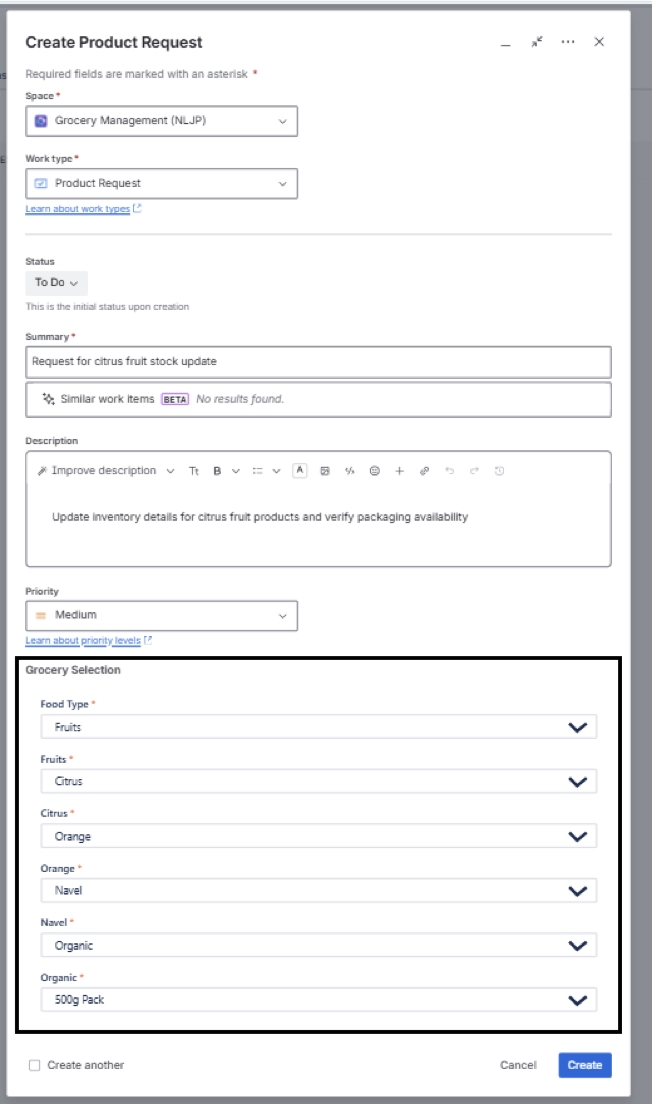 N-Level Cascade Jira App